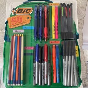 Bic backpack supplies